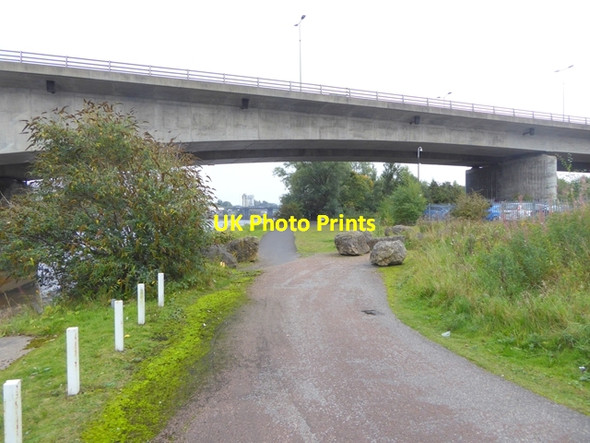 Photo 6"x4" Blaydon Bridge and the Keelman's Way Blaydon c2017