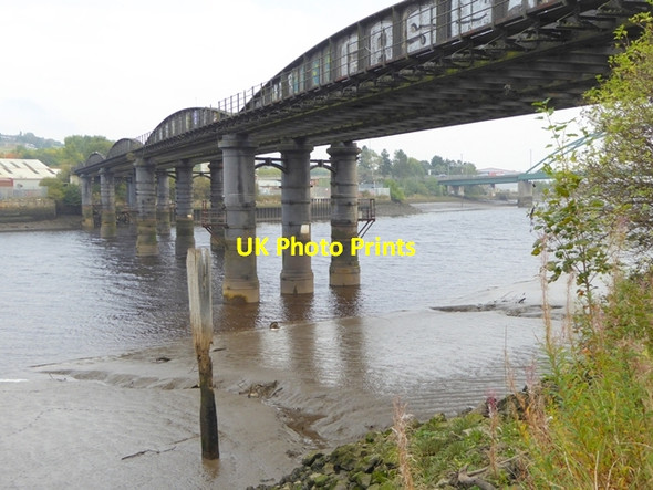 Photo 6"x4" Scotswood Rail Bridge Blaydon c2017