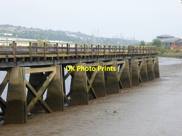 Photo 6"x4" Derwenthaugh Staithes Blaydon Haughs c2017