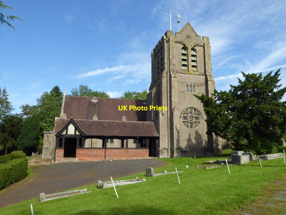 Photo 6"x4" Dodford church Bromsgrove c2017