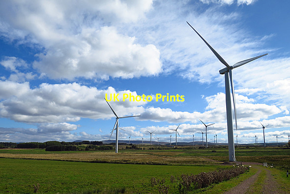 Photo 6"x4" Pearie Law Wind Farm Harburn\/NT0461 c2017