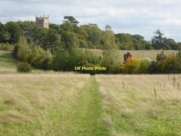 Photo 6"x4" Footpath to Croome church High Green\/SO8745 c2017