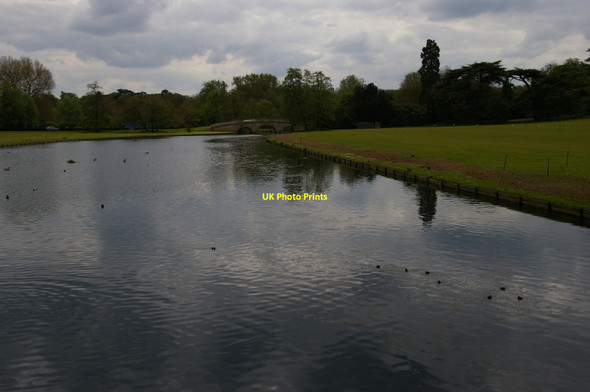 Photo 6"x4" River Cam in front of Audley End Saffron Walden c2017