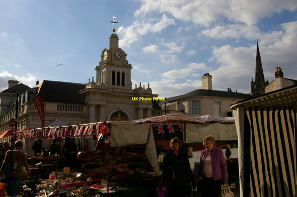 Photo 6"x4" Saffron Walden: the market place Saffron Walden c2015