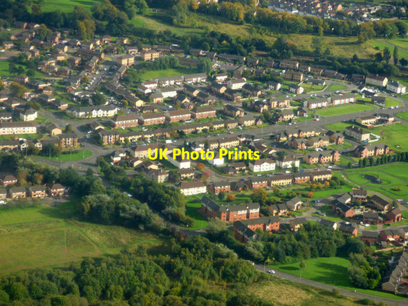 Photo 6"x4" Ferguslie Park from the air Johnstone\/NS4362 c2017