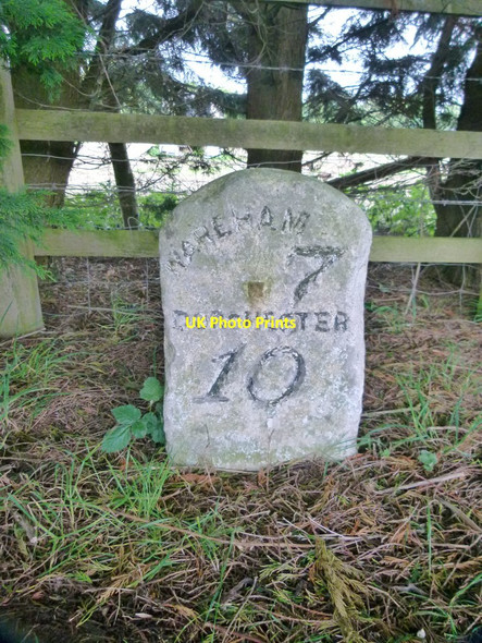 Photo 6"x4" Old Milestone by the A352, West Burton East Knighton c2017