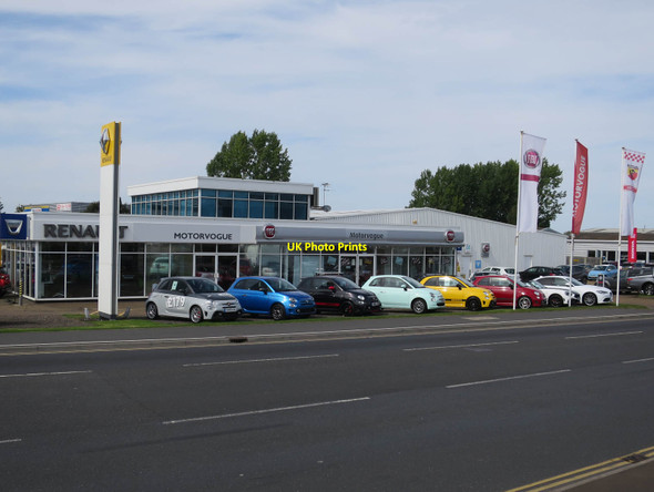 Photo 6"x4" Renault and Fiat dealerships, Scania Way King's Lynn c2017