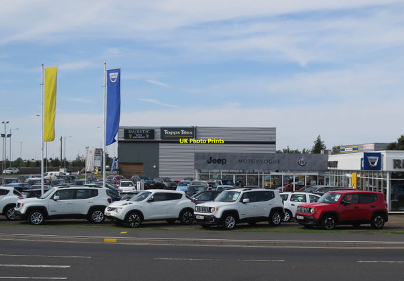 Photo 6"x4" Jeep and Dacia dealerships, Scania Way King's Lynn c2017