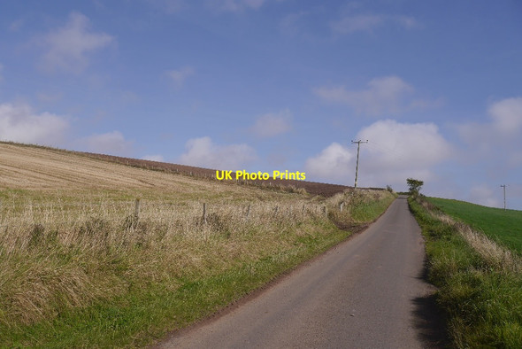 Photo 6"x4" Steep hill above Bandoch Hodgeton c2017