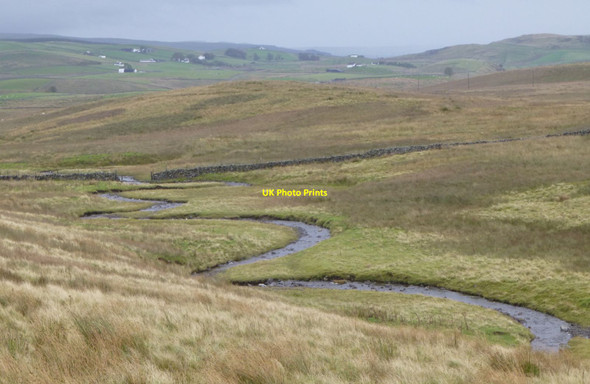 Photo 6"x4" Moorland view Langdon Beck\/NY8531 c2017