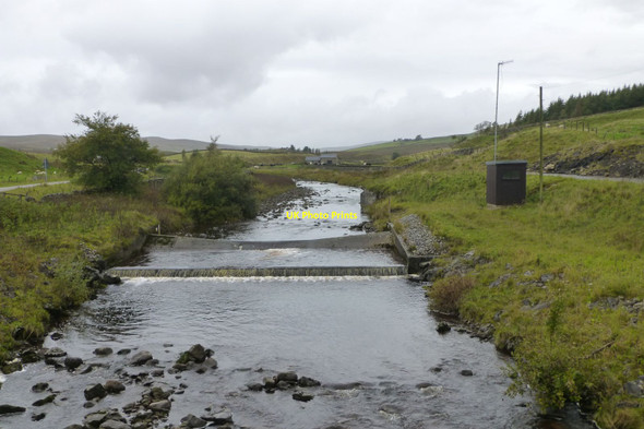 Photo 6"x4" River flow gauge weir Langdon Beck\/NY8531 c2017