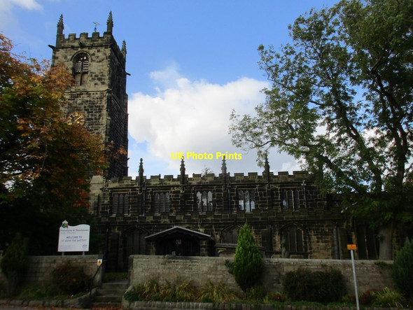 Photo 6"x4" Church of St. John the Baptist, Penistone Penistone c2017