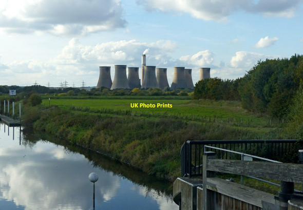 Photo 6"x4" The view from Torksey Lock Torksey c2017