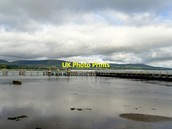 Photo 6"x4" Jetties in Lough Foyle at Coolkeeragh Muff c2017