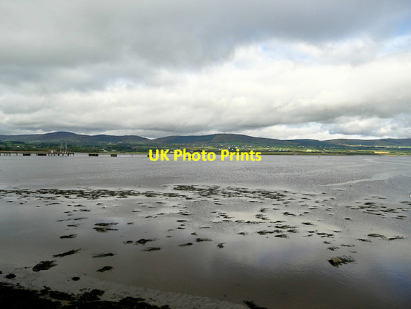 Photo 6"x4" Mudbanks, Lough Foyle Muff c2017