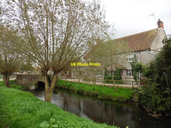 Photo 6"x4" House on River Sheppey Lower Godney c2017