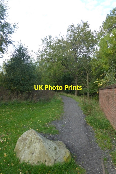 Photo 6"x4" Cycle path to Jennyfield Harrogate c2017
