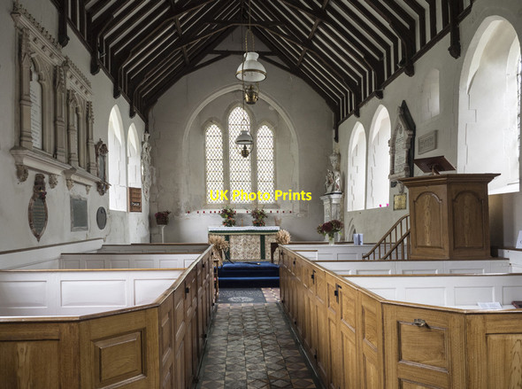Photo 6"x4" St Peter ad Vincula, Folkington - East end Folkington c2017