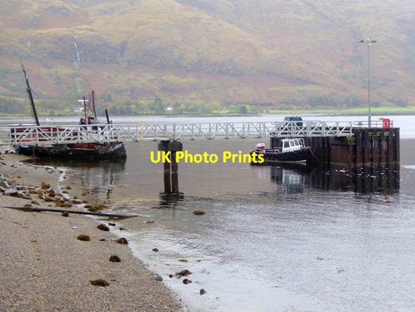 Photo 6"x4" Pier at Ardgour Corran\/NN0163 c2017