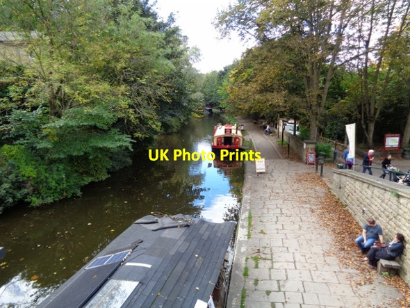 Photo 6"x4" Canal at Saltaire Shipley\/SE1437 c2017