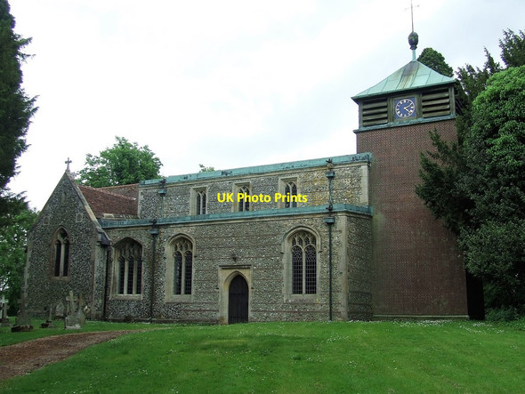 Photo 6"x4" Holy Trinity Heydon Broad Green\/TL4439 c2017