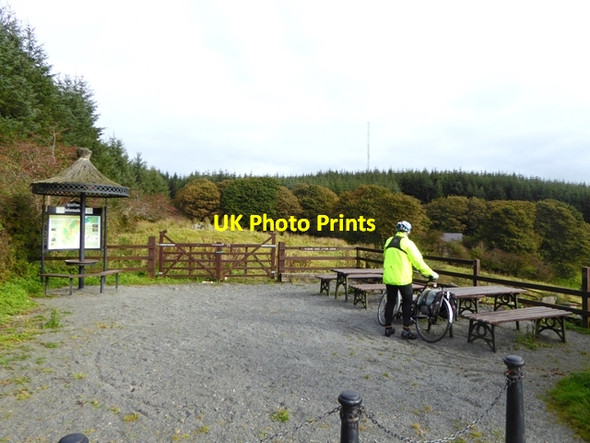 Photo 6"x4" Picnic area at Loughanleagh Teevurcher c2017