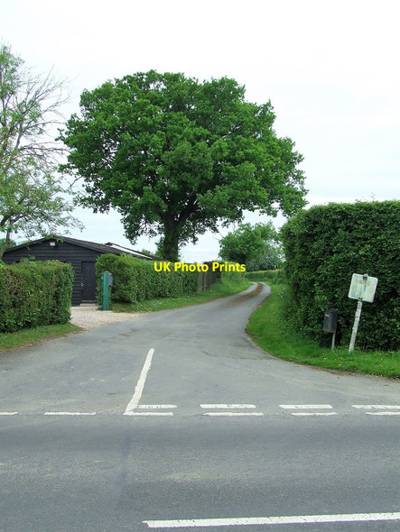 Photo 6"x4" Road Junction Brickkiln Green c2017