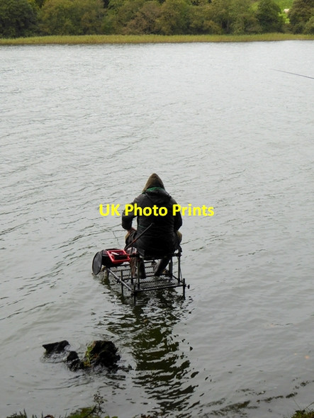 Photo 6"x4" Angler of Lough Skeagh Upper Drumeague c2017