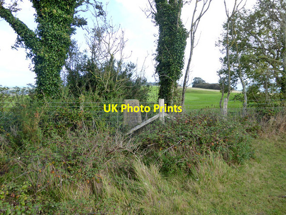Photo 6"x4" Trig point, Barrow Mount Kingsdown\/TR3748 c2017