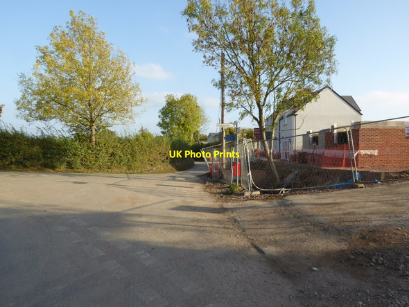 Photo 6"x4" The Newlands building site Twyning Green c2017