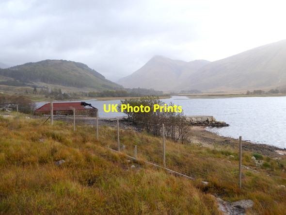 Photo 6"x4" Jetty at the head of Loch Etive Meall nan Gobhar\/NN1045 c2017