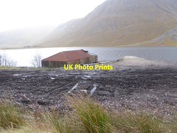 Photo 6"x4" Jetty at the head of Loch Etive Meall nan Gobhar\/NN1045 c2017 P1