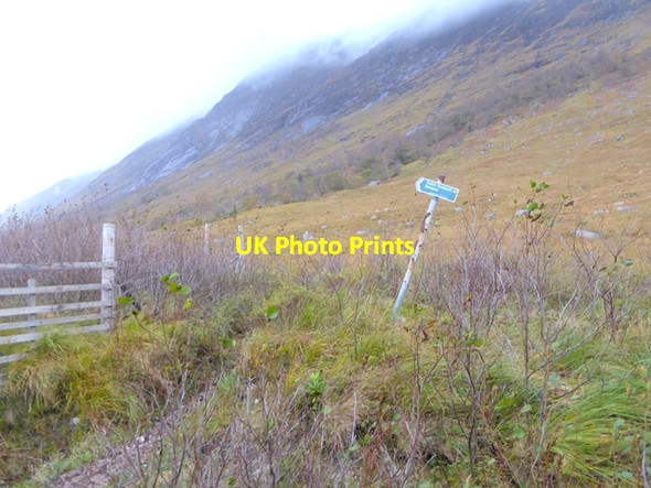Photo 6"x4" Footpath to Bonawe Meall nan Gobhar\/NN1045 c2017
