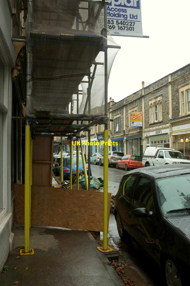 Photo 6"x4" Blocked pavement, Chandos Road, Bristol Bristol c2017