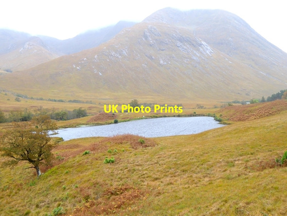 Photo 6"x4" Lochan in Glen Etive Coiletir c2017