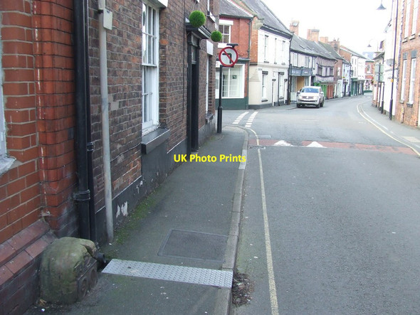 Photo 6"x4" Old Milestone Whitchurch\/SJ5441 c2017 P1