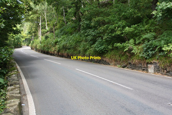 Photo 6"x4" A6033 (Keighley Road) Hebden Bridge c2017