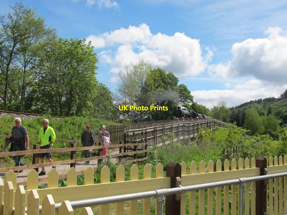 Photo 6"x4" Corwen East station - exit ramp Corwen c2017 P1