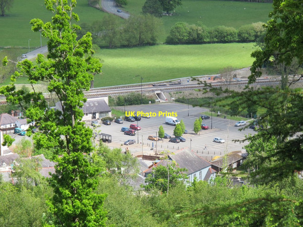 Photo 6"x4" Corwen station car park Corwen c2017