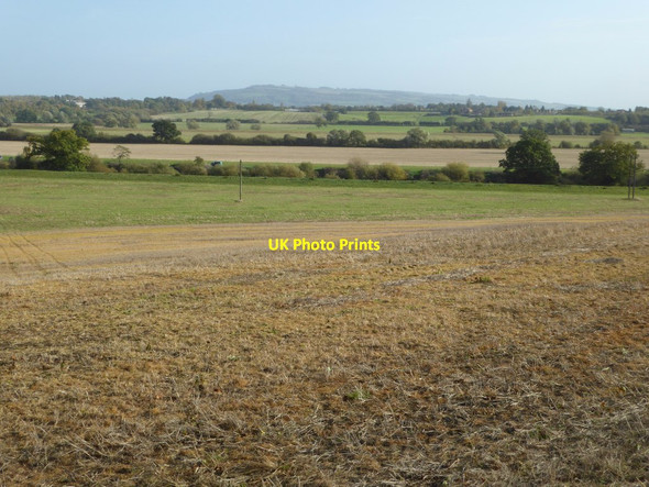 Photo 6"x4" View to Bredon Hill Bushley c2017