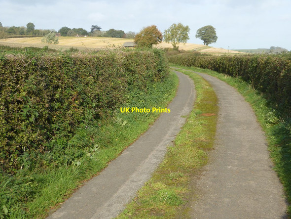 Photo 6"x4" No through road in Bushley Tewkesbury c2017