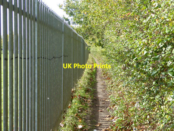 Photo 6"x4" Footpath from Stanwell Moor Road to Hithermoor Road Stanwell Moor c2017