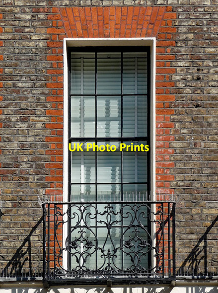 Photo 6"x4" Detail of 37 Craven Street London c2013