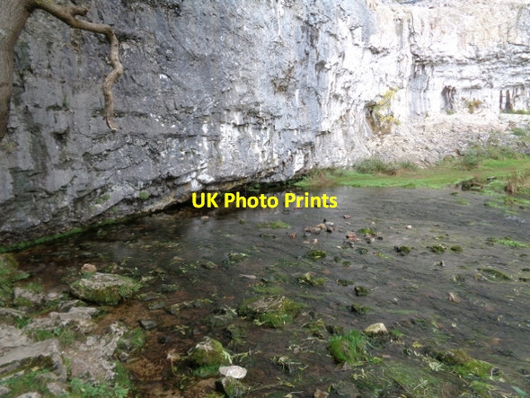 Photo 6"x4" Malham Beck reappears Malham\/SD9062 c2017