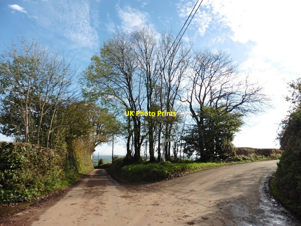 Photo 6"x4" Coldblow Cross Stoodleigh\/SS9218 c2017