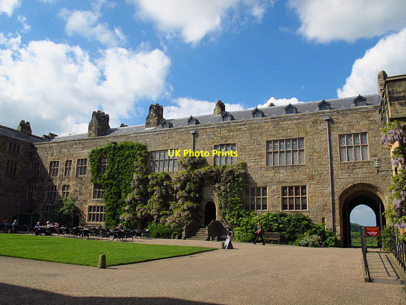 Photo 6"x4" Chirk Castle - main courtyard, looking north-west Bronygarth c2017