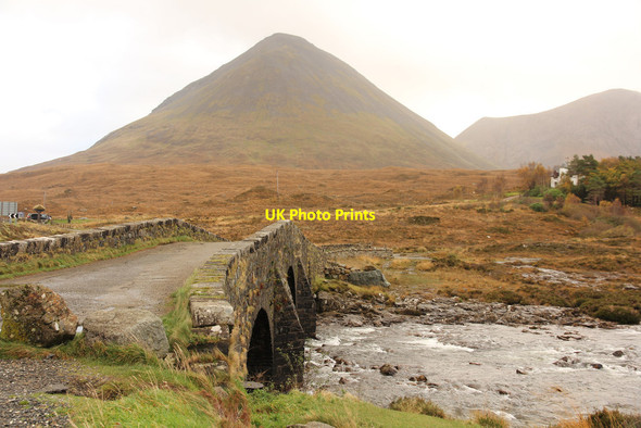 Photo 6"x4" Old bridge over the River Sligachan Sconser c2017
