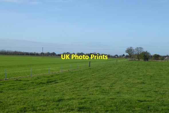 Photo 6"x4" Field boundary between Cawood and Wistow Dawker Hill c2017