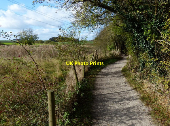 Photo 6"x4" Path to the Grantham Canal Grantham c2017