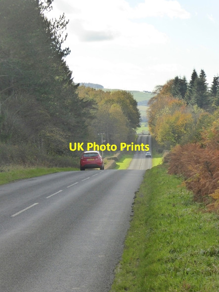 Photo 6"x4" The B6353 heading towards Ford Ford Hill\/NT9537 c2017